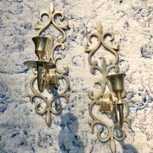 VTG Brass Candle Stick Holders ✨